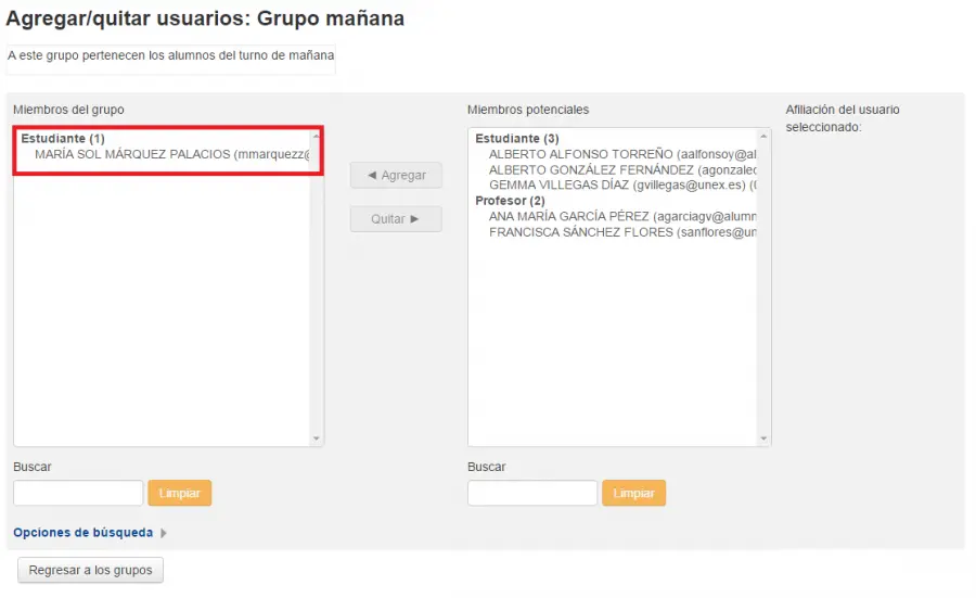 como asignar grupos en el campus virtual - Cómo habilitar grupos en Moodle