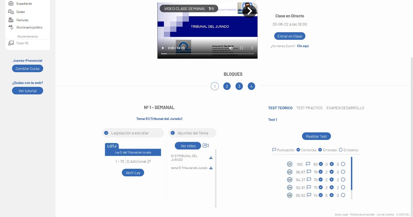 campus virtual oposiciones de justicia - Cuál es el trabajo de un tramitador procesal