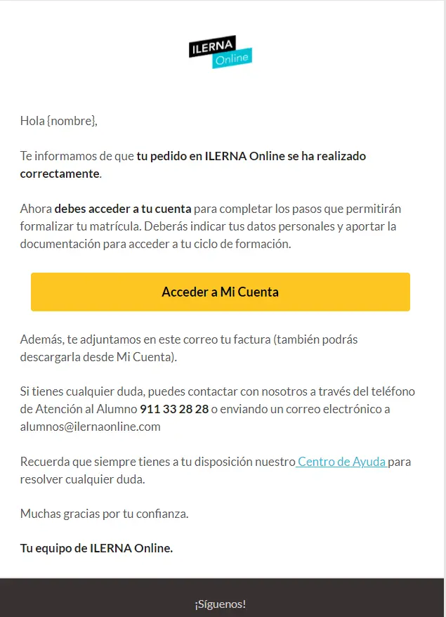 ilerna campus matrícula - Cuándo comienza el curso en Ilerna