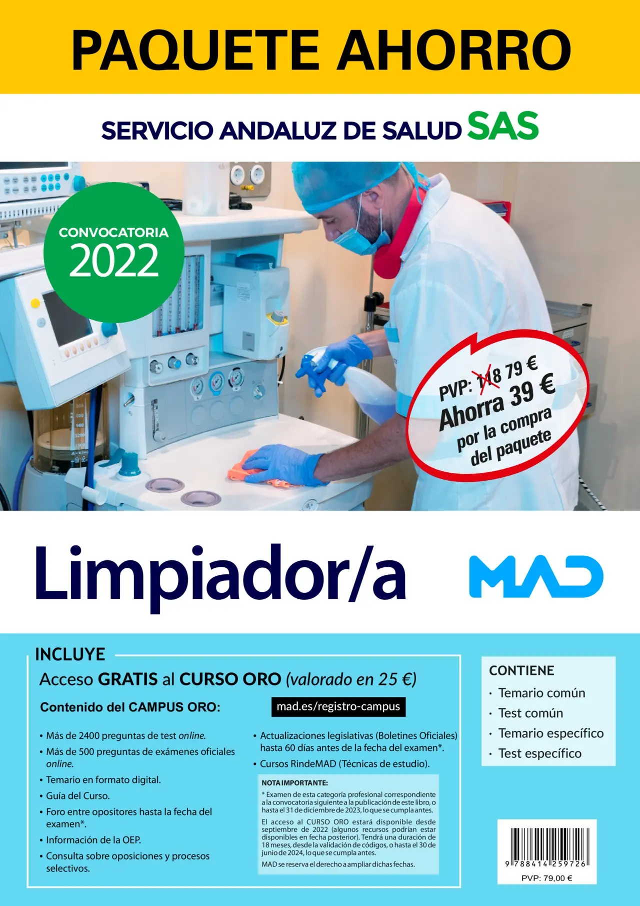 campus mad oposiciones sas - Cuándo son las oposiciones SAS 2023