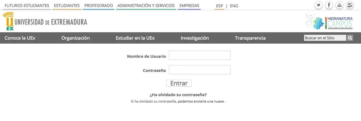 bloqueado mi acceso al campus uex - Cuántas convocatorias hay en la UEx