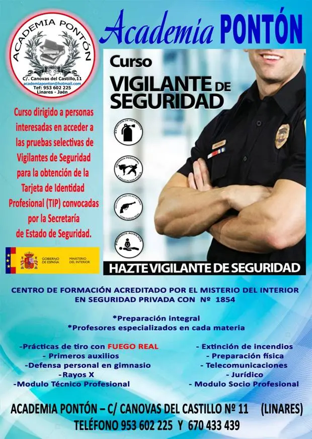 campus training cursos vigilante de seguridad - Cuántos meses dura el curso de vigilante