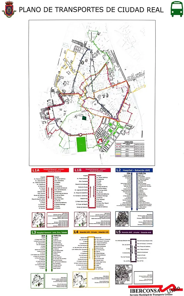 autobuses plaza españa a campus ciudad real - Dónde comprar el bono bus en Ciudad Real