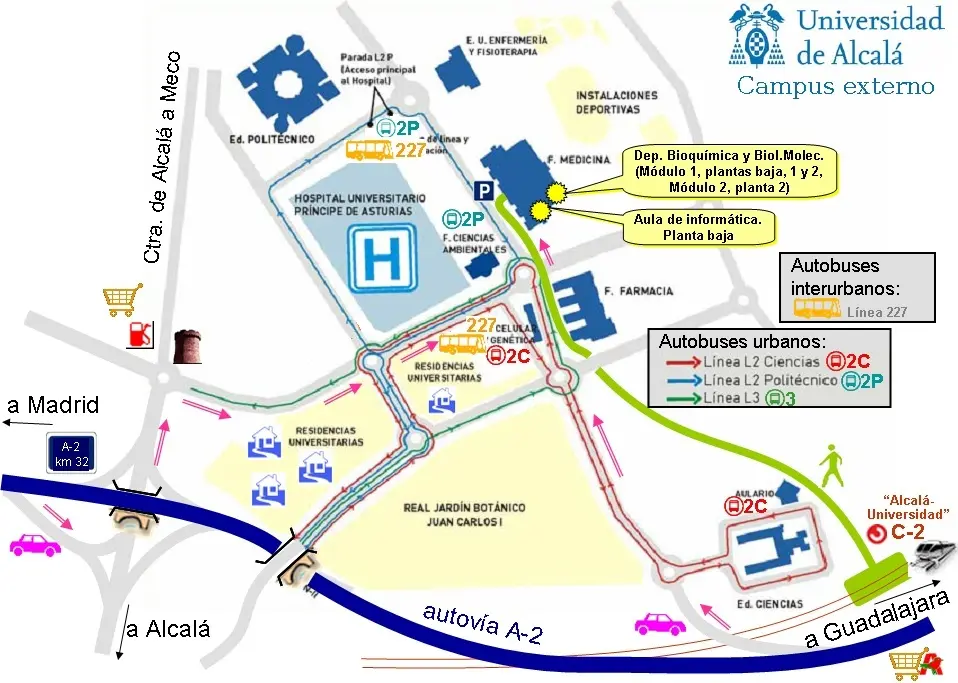 autobuses alcala de henares campus guadalajara - Dónde está la estación de autobuses de Guadalajara