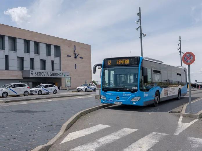 autobuses estacion guiomar segovia campus universitario segovia - Dónde está la estación Segovia Guiomar