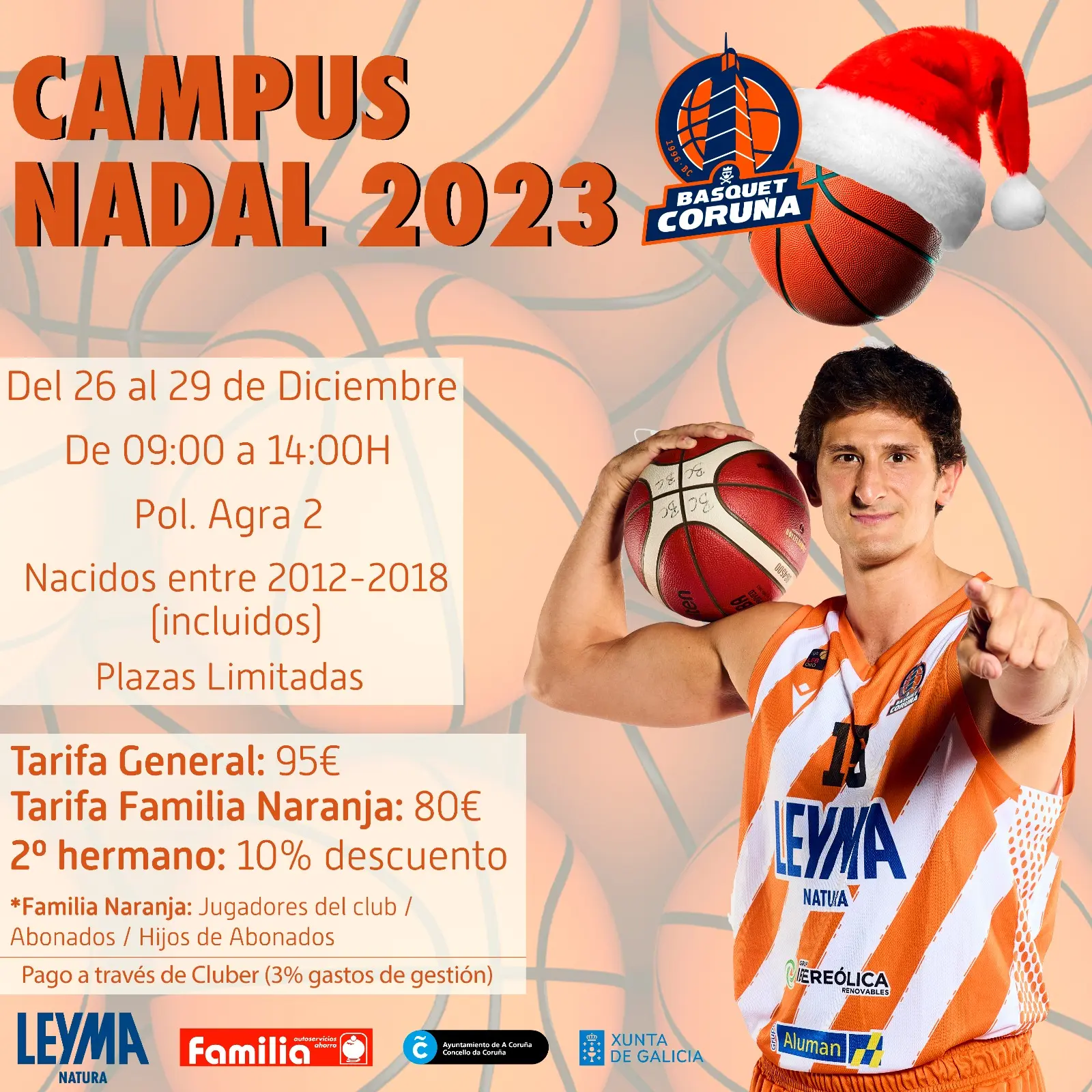 basquet coruña campus navidad - Dónde juega el Básquet Coruña