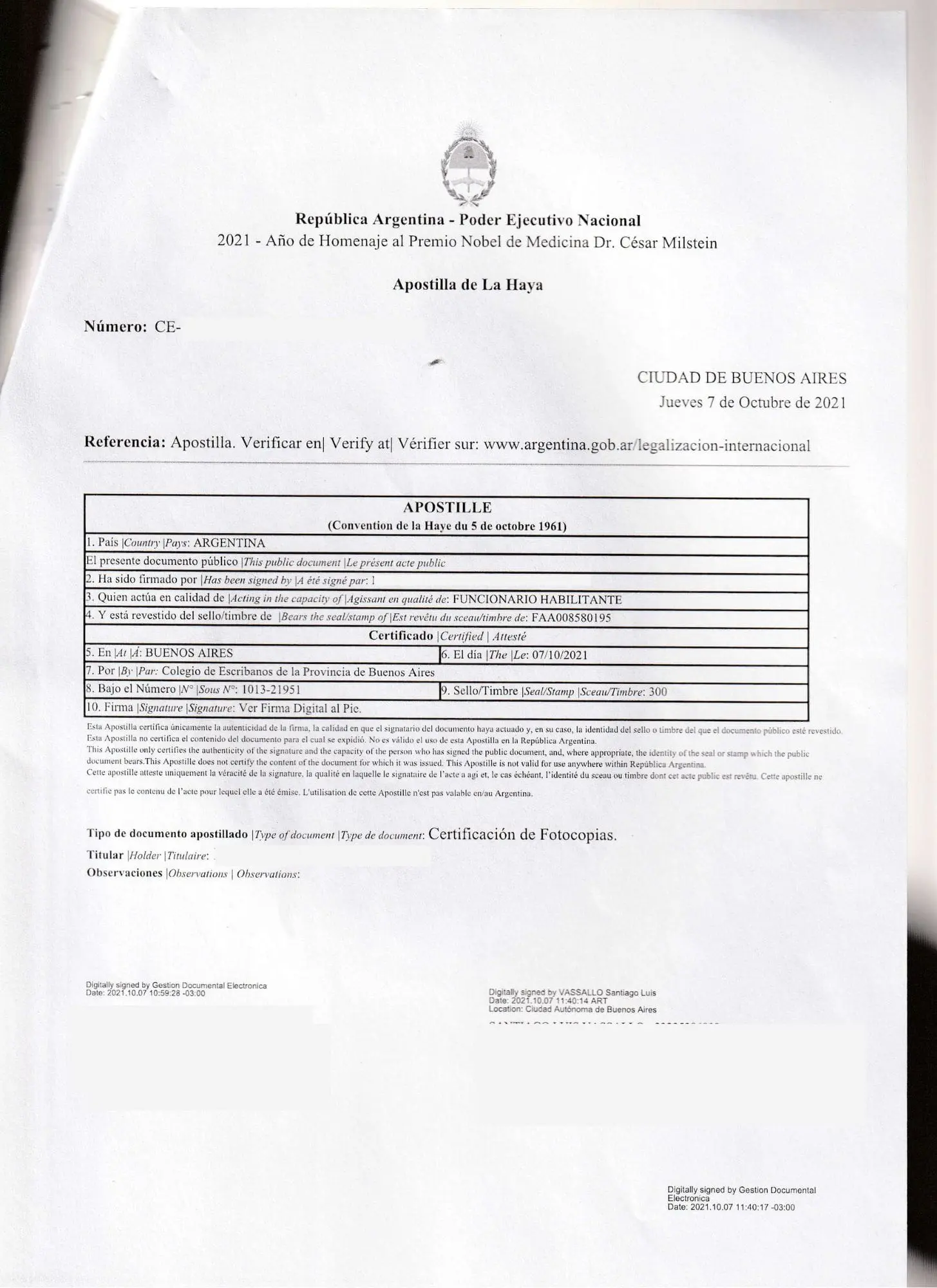 legalizar fotocopia de dni - Quién puede legalizar un documento